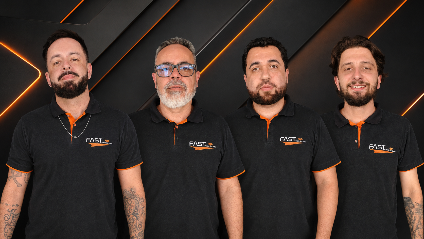 Equipe de avaliadores da FAST – Unidade Fanny com uniforme da rede